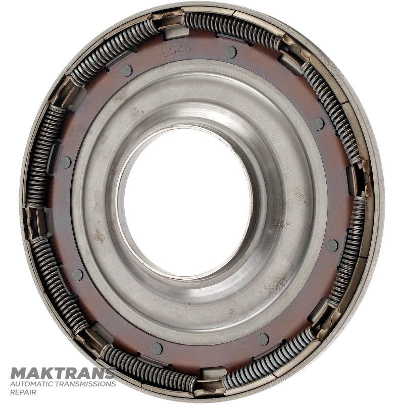FORD 4F27E / MAZDA FN4A-EL torque converter lockup piston — L045, overall height 23 mm, outer Ø 244.45 mm, inner Ø 88.80 mm