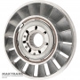 Nissan RE4R03A / JATCO JR403E torque converter gearbox wheel — outer diameter 160.50 mm, 30 splines, torque converter marking KM