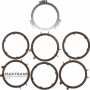 F1 Clutch DP0 AL4 Steel and Friction Disc Set - 3x3 Friction Discs (Total Set Thickness 13.85mm), Total Thickness 13.85mm, 2307J1, 7700101411, 7700101410