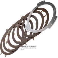 F1 Clutch DP0 AL4 Steel and Friction Disc Set - 3x3 Friction Discs (Total Set Thickness 13.85mm), Total Thickness 13.85mm, 2307J1, 7700101411, 7700101410