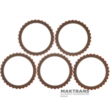 C/E Clutch Friction Disc Set ZF 8HP50, 8HP55A, 8HP65A, 8HP70, 8HP75 - 2.25mm Thickness, 135.75mm Int. Ø, 32 Teeth