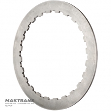 Support disc E Clutch ZF 8HP50, 8HP55A, 8HP65A, 8HP70, 8HP75 — thickness 3.60 mm, outer Ø 163.25 mm, 24 teeth, 1087171008