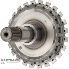 Output shaft (4WD) 6R60, 6R75, 6R80 — height 158 mm, 31 splines (outer Ø 34.50 mm), 6L2P-7096-JA