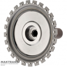 Output shaft (4WD) 6R60, 6R75, 6R80 — height 158 mm, 31 splines (outer Ø 34.50 mm), 6L2P-7096-JA