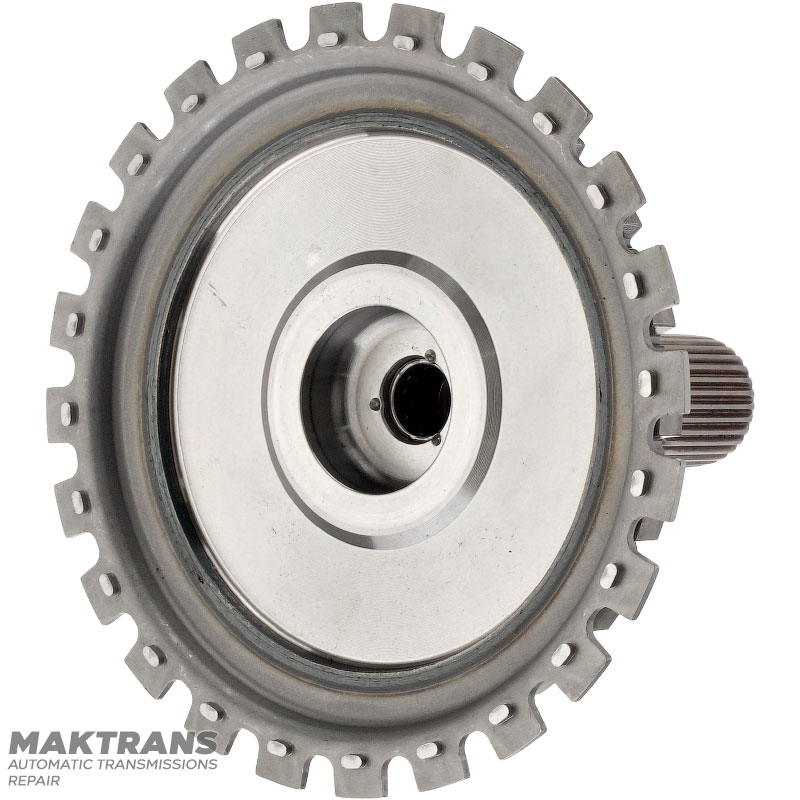 Output shaft (4WD) 6R60, 6R75, 6R80 — height 158 mm, 31 splines (outer Ø 34.50 mm), 6L2P-7096-JA