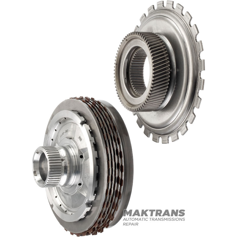 E Clutch Drum (includes #3 sun gear) ZF 8HP70, 8HP70X, 8HP75, 8HP76, 8HP65A - 48 splines, 1102-471-030, 1102471030