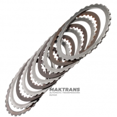 Set of steel and friction discs FORD Low / Reverse Brake 6R60, 6R75, 6R80 - 4 friction discs (total thickness of the set 20.45 mm)