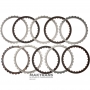 Set of steel and friction discs FORD Low / Reverse Brake 6R60, 6R75, 6R80 - 4 friction discs (total thickness of the set 20.45 mm)
