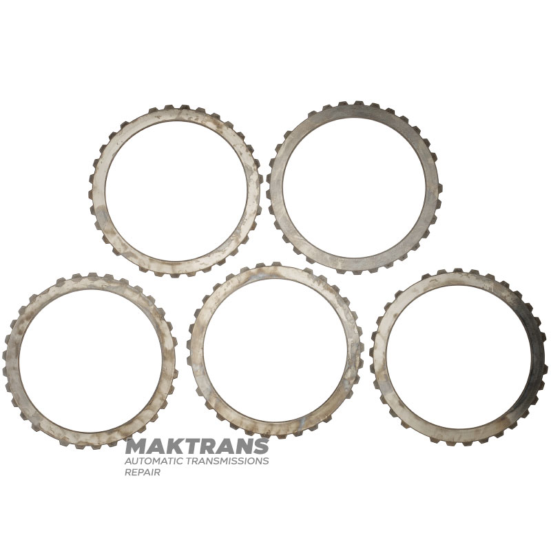 A Clutch ZF 8HP50, 8HP55A, 8HP65A, 8HP70, 8HP75 Steel Wheel Set - 5 Wheels (1.85mm Thickness)