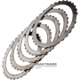 A Clutch ZF 8HP50, 8HP55A, 8HP65A, 8HP70, 8HP75 Steel Wheel Set - 5 Wheels (1.85mm Thickness)