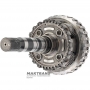 Planetary gear No. 4, D-clutch drum (4 friction discs), output shaft (4WD) ZF 8HP70, 8HP75 - 1087242219, overall height 290 mm, 43 splines (outer Ø spline 34.75 mm), 4 satellites (37 teeth)