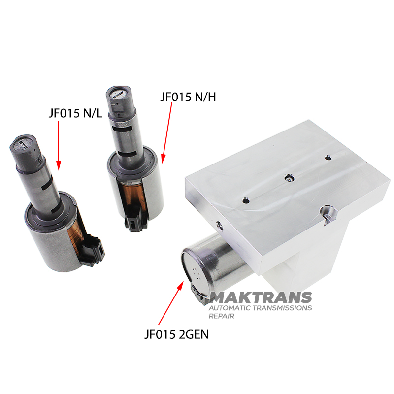 Adapter for testing solenoid JF015E (RE0F11A)