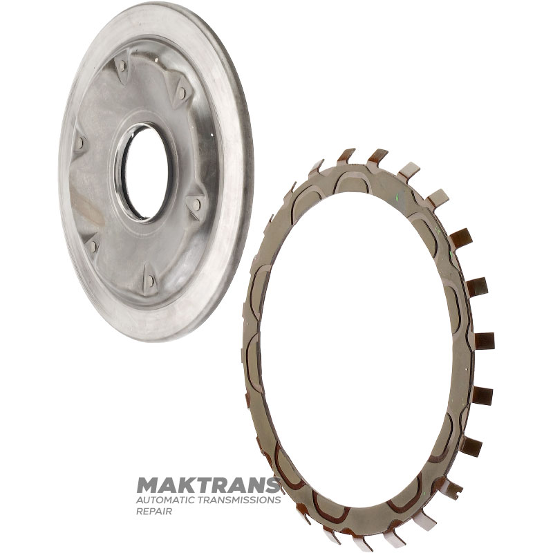 Front cover of the ZF 6HP26 torque converter - pilot height 30 mm, pilot outer diameter 32 mm, 4 mounting holes (inner diameter 8.70 mm), housing outer diameter 300 mm