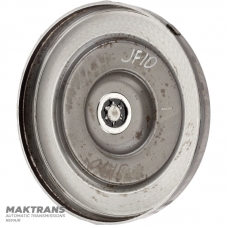 Front cover of torque converter NISSAN RE4R03A / JATCO JR403E - marking WB, outer Ø 257.40 mm, 4 mounting holes