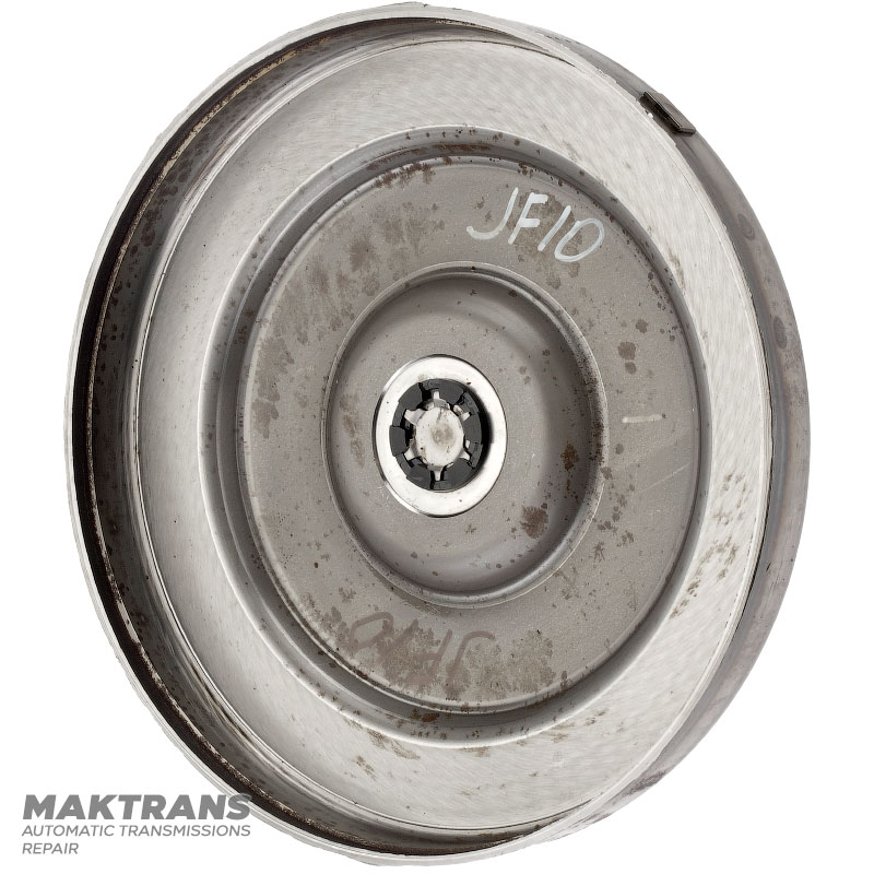 Front cover of torque converter NISSAN RE4R03A / JATCO JR403E - marking WB, outer Ø 257.40 mm, 4 mounting holes