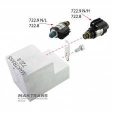 Adapter for testing solenoids 722.9