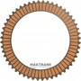 Torque converter friction disc UB80E, UB80F, 09S (AQ300), AWF8G30 — inner diameter 129.25 mm, thickness 2.15 mm, 52 teeth, 219800