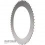 Torque converter friction disc UB80E, UB80F, 09S (AQ300), AWF8G30 — inner diameter 129.25 mm, thickness 2.15 mm, 52 teeth, 219800