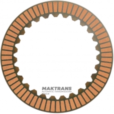 Friction disc of torque converter UB80E, UB80F, 09S (AQ300), AWF8G30 — outer Ø 170.30 mm, thickness 2.15 mm, 27 teeth