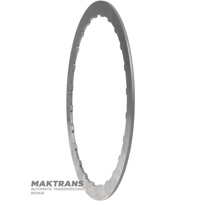 Ford 8F24 Direct Clutch Steel Disc — 186mm Outer Diameter, 2.50mm Thickness, 24 Teeth, J1KZ-7G475-A, 409737-250
