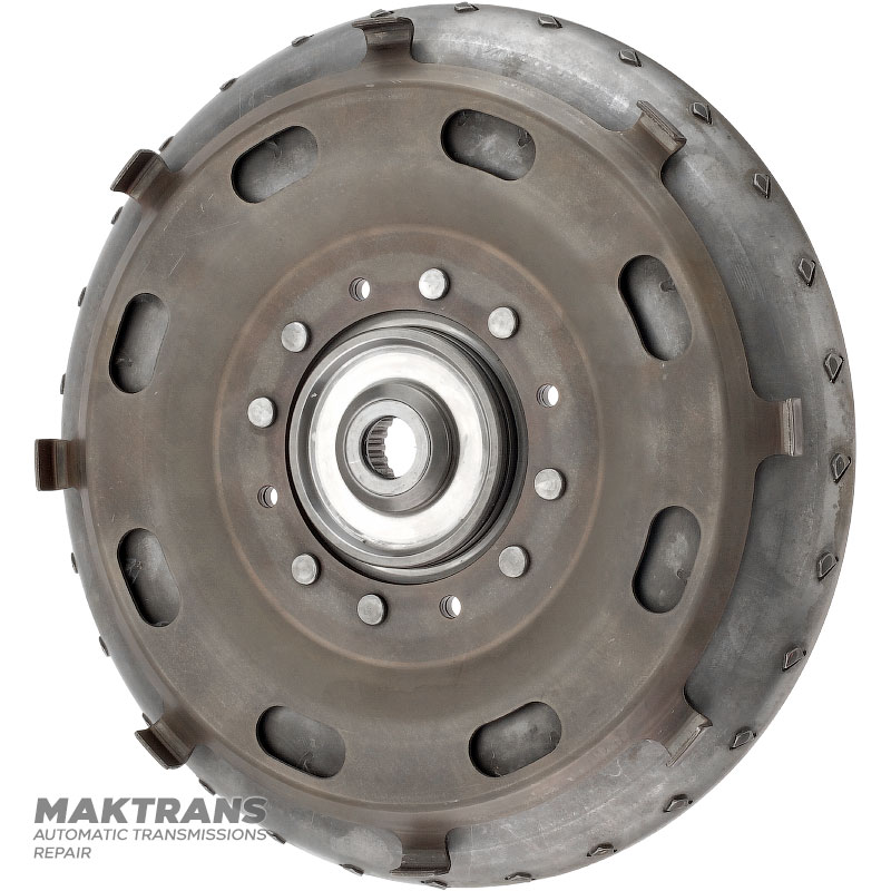 Hyundai/KIA A4AF3 torque converter turbine wheel — torque converter marking HG, blade marking HB