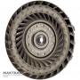 Hyundai/KIA A4AF3 torque converter turbine wheel — torque converter marking HG, blade marking HB