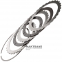 Set of steel and friction discs for the ZF 8HP65A (Q177) torque converter - 2 friction discs (total thickness of the set is 13.85 mm)