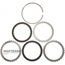 Set of steel and friction discs for the ZF 8HP65A (Q177) torque converter - 2 friction discs (total thickness of the set is 13.85 mm)