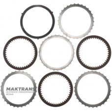 Set of steel and friction discs B3 Brake Mercedes-Benz 722.6, 722.8 - 3 friction discs (total thickness of the set 17.20 mm)