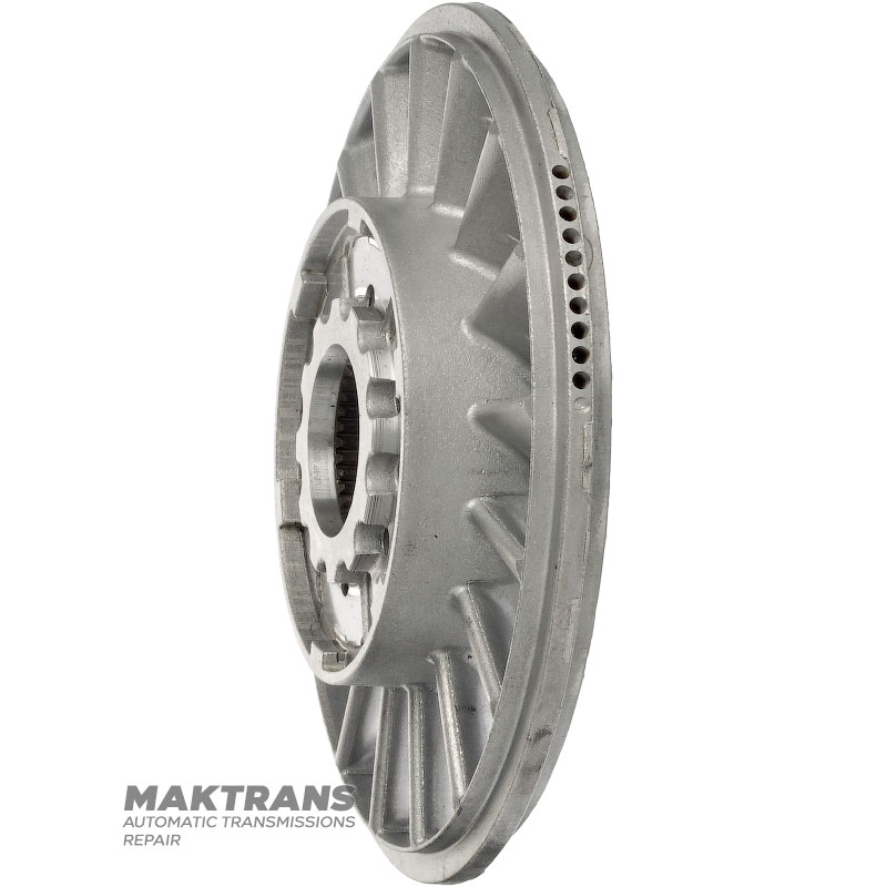 Torque converter reactor wheel JR507E, RE5R05A — marking 90X05 (PW040), outer Ø 174.55 mm, 36 splines