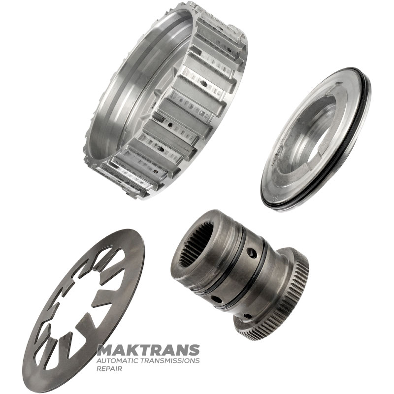 Drum C Clutch ZF 8HP55A, 8HP65A, 8HP70, 8HP75 — empty, without discs and rubber-coated piston, 1087475035, 1087475014