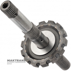 Output shaft (with parking gear) FORD E4OD, 4R100 - shaft length 363 mm, 31 splines (outer Ø 34.45 mm, spline length 74 mm)