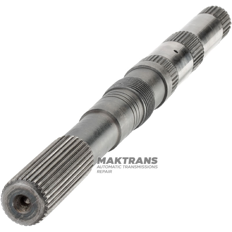 Output shaft (without parking gear) FORD E4OD, 4R100 - shaft length 508 mm, 31 splines (outer Ø 34.45 mm, spline length 96 mm)