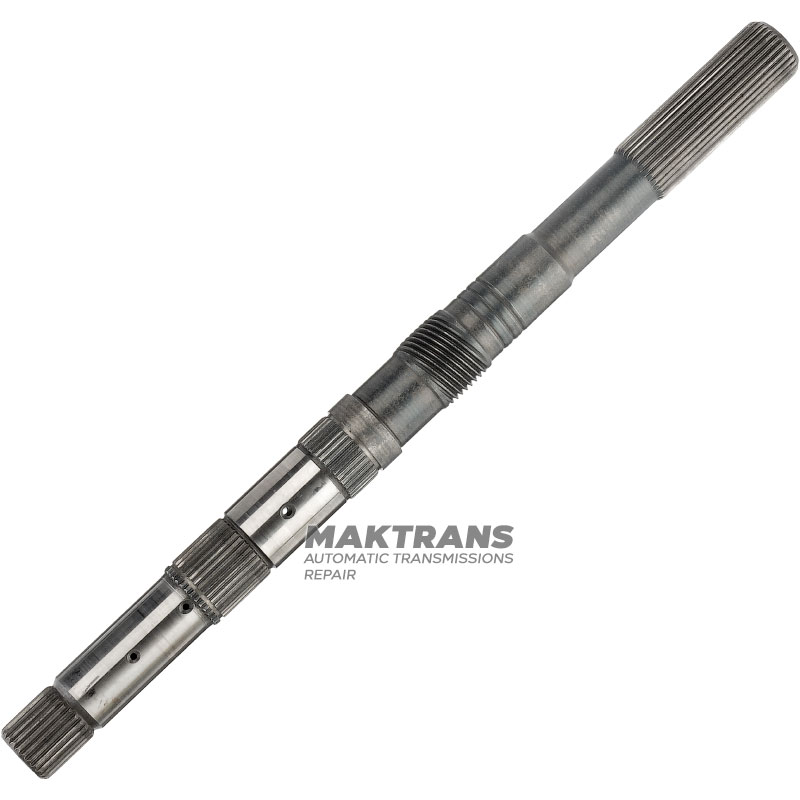 Output shaft (without parking gear) FORD E4OD, 4R100 - shaft length 508 mm, 31 splines (outer Ø 34.45 mm, spline length 96 mm)