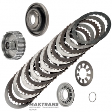 Drum E Clutch ZF 8HP90, 8HP90A, 8HP90A HIS, 8HP90A74 - 7 friction discs, 1091471010, 1091471008, 0501325663