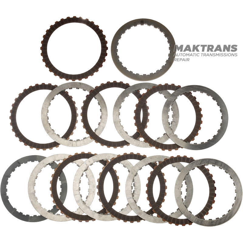 Drum E Clutch ZF 8HP90, 8HP90A, 8HP90A HIS, 8HP90A74 - 7 friction discs, 1091471010, 1091471008, 0501325663