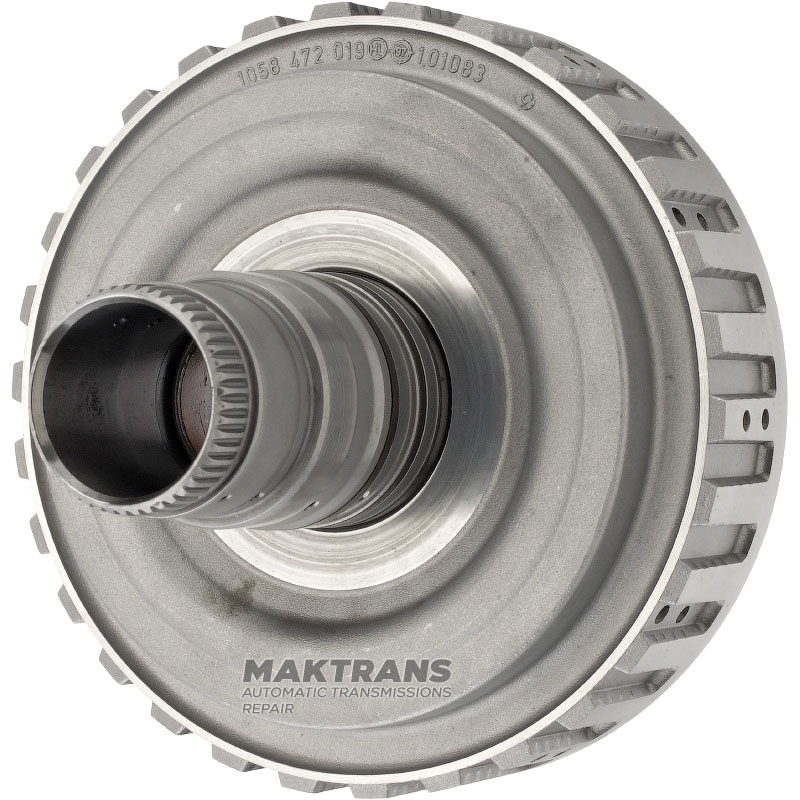 C Clutch Drum (complete with hub) ZF 5HP24, 5HP24A 97-up — 1058472019 (empty, without discs), height from piston to retaining ring 21 mm