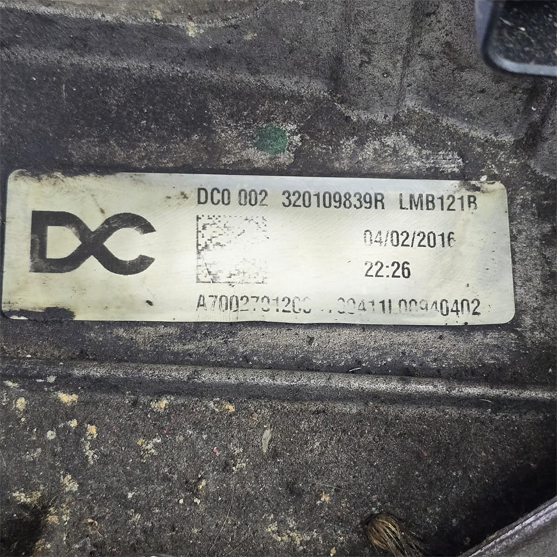 Automatic transmission assembly GETRAG 6DCT250, 6G-DCT, Renault DC0 - 320109839R, A7002701200, (DC0002 A7002701200 Renault Twingo 3, Smart)