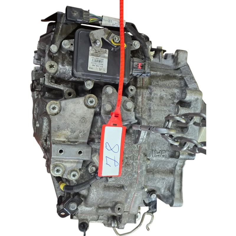Automatic transmission assembly (with torque converter 38A020) TF-71SC, AT6, 20GE13 — 9807418780, 9805925180, Citroen C3, TCM 9805709280