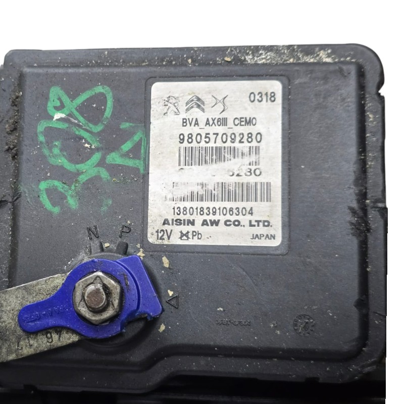 Automatic transmission assembly (with torque converter) TF-71SC (2WD), AT6, 20GE23 — 9810676280, Pegueot 308, 508, TCM 9805709280