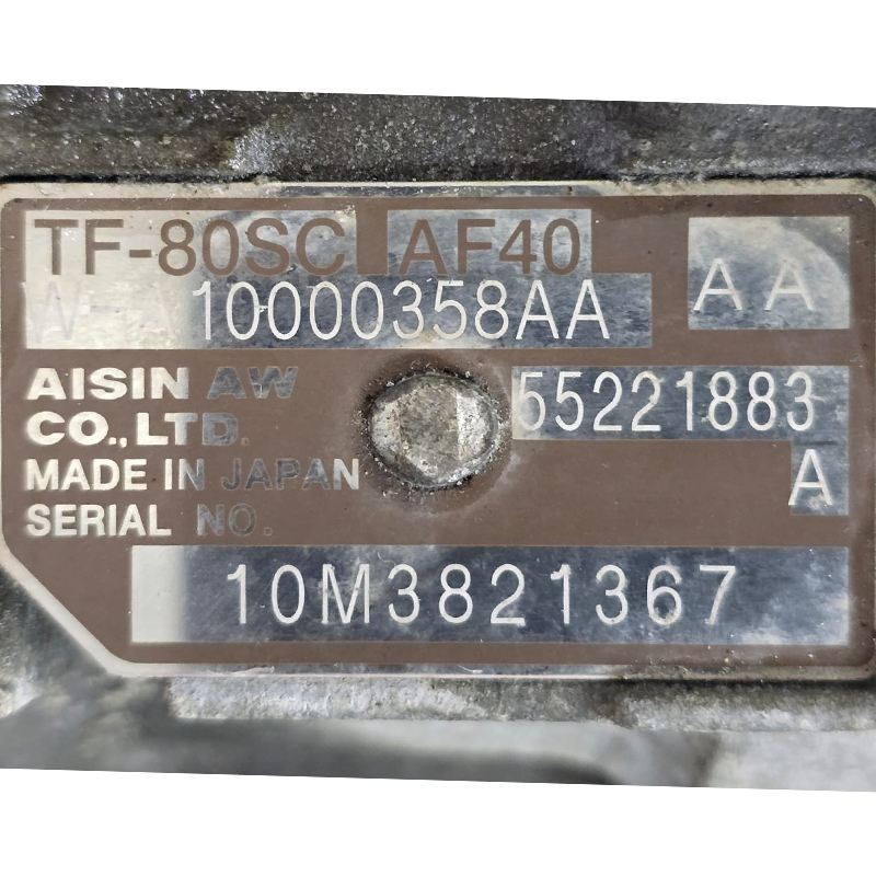 Automatic transmission assembly (with torque converter) AISIN WARNER TF-80SC, AF40, 4WD - 55221883