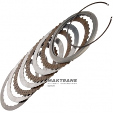 Ford 6F35 Steel and Friction Disc Set - 3 Friction Discs, 7T4Z-7B442-B, AA5Z-7B164-F, AA5Z-7B164-D, DT4Z-7B164-E, 7T4Z-7B164-D