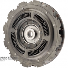 Turbine wheel, spring damper of torque converter JATCO RE4F03A, RL4F03A, RE4F03B, RE4F03V — total height 50 mm, outer Ø of turbine wheel 254.60 mm, 20 splines