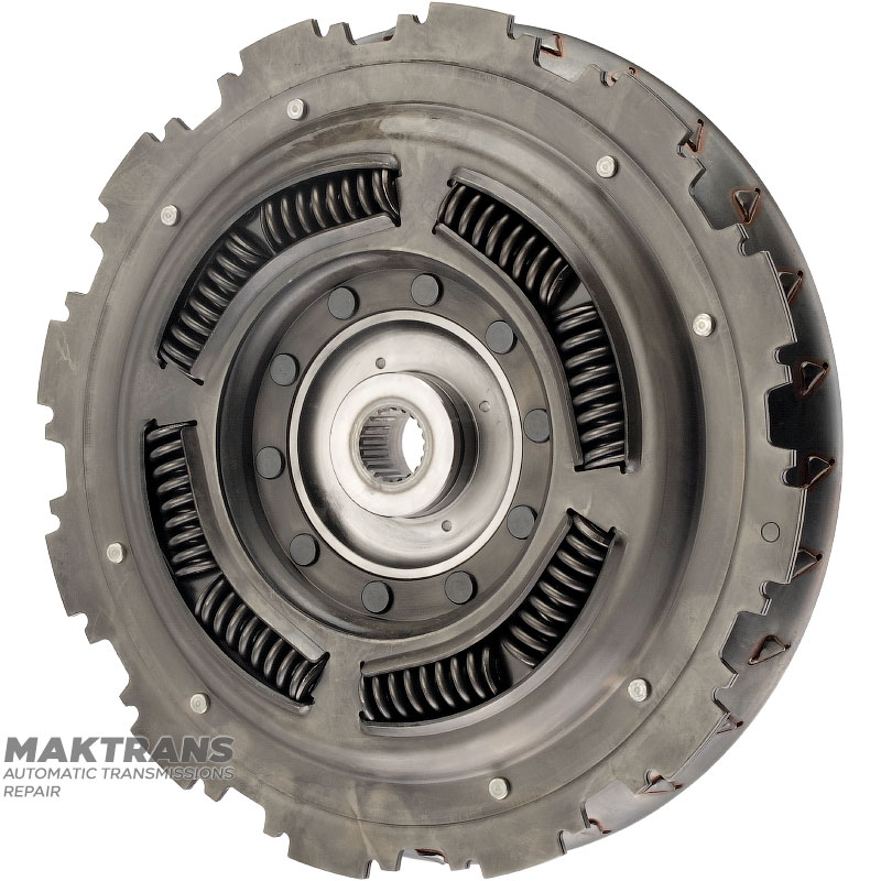 Turbine wheel, spring damper of torque converter JATCO RE4F03A, RL4F03A, RE4F03B, RE4F03V — total height 50 mm, outer Ø of turbine wheel 254.60 mm, 20 splines