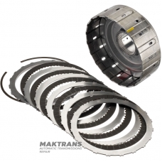 K2 Clutch Drum NISSAN RE6R01A / AISIN WARNER A466ND - total drum height 101 mm, 5 friction discs (height from piston to stopper 30 mm)