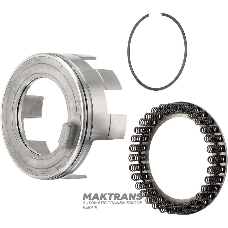 B2 Brake piston with return spring - 345923-34030, overall height 105 mm, height 90 mm, outer Ø 185.80 mm
