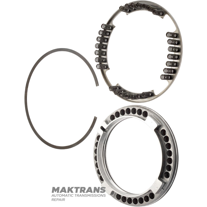 Piston with return spring B1 Brake NISSAN RE6R01A / AISIN WARNER A466ND - overall piston height 33.70 mm, outer Ø 202.30 mm, inner Ø 152.45 mm