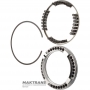Piston with return spring B1 Brake NISSAN RE6R01A / AISIN WARNER A466ND - overall piston height 33.70 mm, outer Ø 202.30 mm, inner Ø 152.45 mm