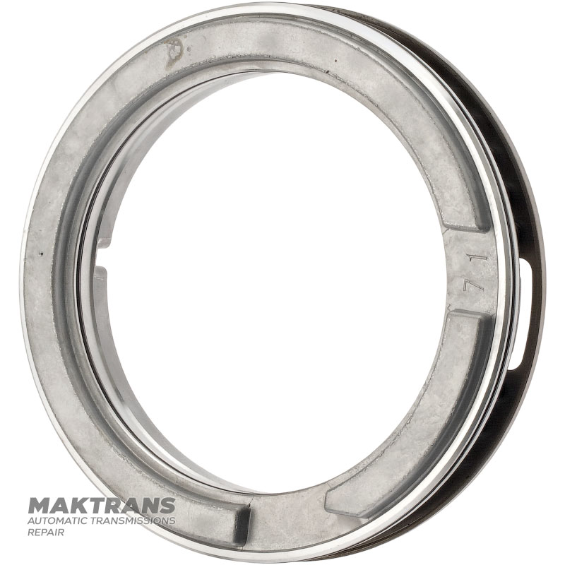 Piston with return spring B1 Brake NISSAN RE6R01A / AISIN WARNER A466ND - overall piston height 33.70 mm, outer Ø 202.30 mm, inner Ø 152.45 mm