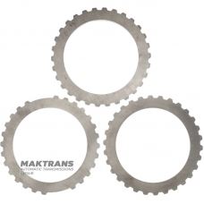 Ford E4OD Intermediate Clutch Steel and Friction Disc Set, 4R100 - 14.75mm Thickness, 158.55mm Int. Diameter, 30 Teeth
